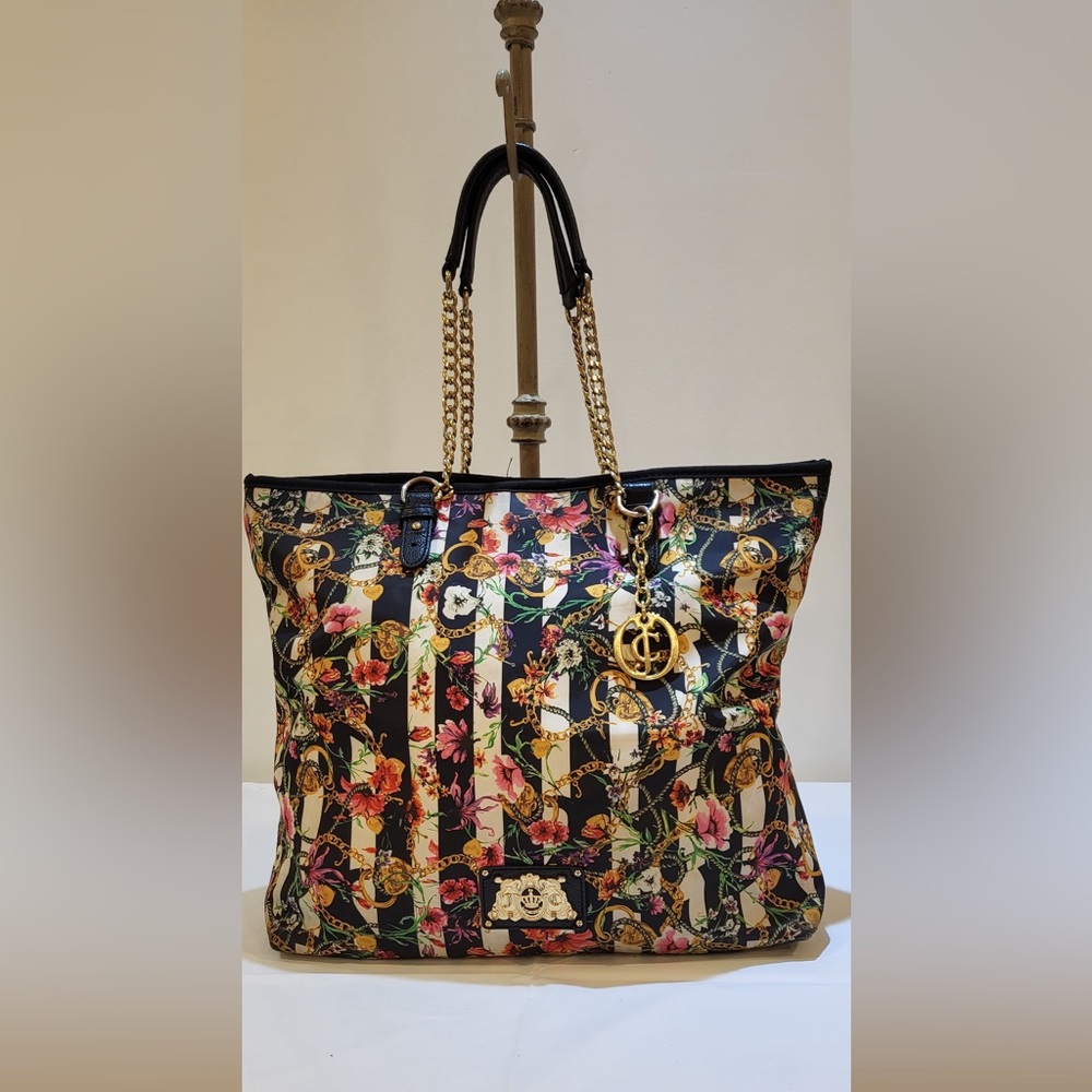 JUICY COUTURE Vintage silky floral tote bag